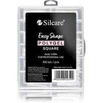 Silcare Easy Shape Dual Form daugkartinio naudojimo nagų priauginimo formelės - Square