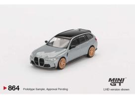 Mini GT Modeliukas 1/64 2024 BMW M3 Touring (G81), Competition Brooklyn Grey (yra Sandėlyje)