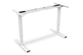 Digitus Electrically Height-Adjustable Table Frame, dual motor, 3 levels, white