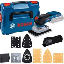 Akku-Schwingschleifer GSS 18V-13 Professional solo (blau/schwarz, ohne Akku und Ladegerät, in L-BOXX, 3 Schleifplatten)