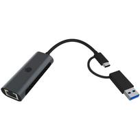 ICY BOX IB-LAN301-C3 - Kabelgebunden - USB Type-A/USB Type-C - Ethernet - 2500Mbit/s - Anthrazit (IB-LAN301-C3)