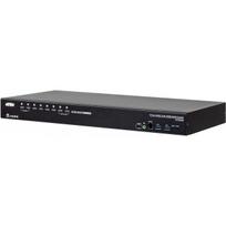 ATEN CS18208 - KVM-/Audio-/USB-Switch - 8 x KVM/Audio/USB - 1 lokaler Benutzer - an Rack montierbar - DC Power