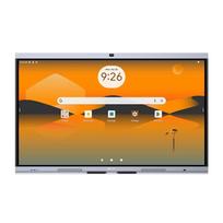 AG Neovo IFP7504P Interactive flat panel 189.2 cm (74.5) LED Wi-Fi 400 cd/m² 4K Ultra HD Silver Touchscreen Built-in processor Android