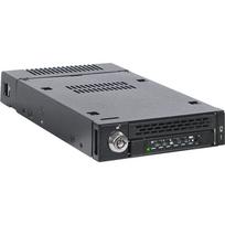 ICY Dock ToughArmor MB833M2K-B - Mobiles Speicher-Rack mit Kühlkörper - M.2 - M.2 NVMe Card - SAS - Schwarz (MB833M2K-B)