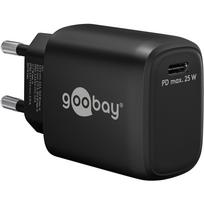 Goobay USB-C™ PD (Power Delivery) Schnellladegerät (25 W), schwarz (65367)