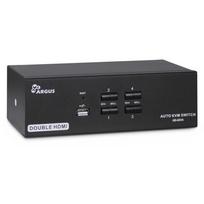 Inter-Tech Argus KVM AS-42HA - KVM-/Audio-Switch - 4 x KVM/Audio - Desktop (88887244)