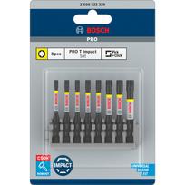 Bosch Impact Control - Schraubenziehersatz - 8 Stücke - torx - T15, T20, T25, T30, T40 - Inbus - Länge: 50 mm (2608522329)