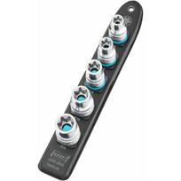SmartRail 1/2 Steckschlüsseleinsatz-Satz Außen-Sechsrund, 5-teilig (schwarz, E12 - E20, kurz)