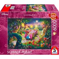 Thomas Kinkade Studios: Disney Dreams Collection - Alice in Wonderland, Mad Hatter’s Tea Party, Puzzle 6000 Teile