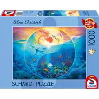 Silvia Christoph: Yin & Yang Im Reich der Meerestiere, Puzzle 1000 Teile