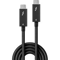 Lindy 2m Thunderbolt 4 Kabel, 40Gbit/s, Aktiv Zum Anschluss von Thunderbolt 4 Geräten mit Datentransferraten bis 40Gbit/s (31121)
