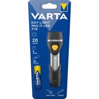 Varta Day Light Multi LED F10 - Schlüsselanhänger-Blinklicht - Aluminium - Schwarz - ABS Synthetik - Aluminium - Kautschuk - Tasten - CE - LED