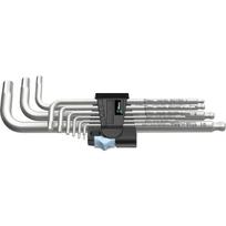 Set of hex key wrenches with ball end