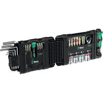 Tool-Check Modular Set Imperial 1, mit 3 Werkzeugmodulen, Bit-Satz schwarz/grün, 50-teilig, zöllig, inkl. 1/4 Bit-Ratsche, Winkelschlüssel