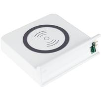 Qi Wireless Charging Pad 15 Watt rechts, Ladeschale weiß, für USB-Desktop-Schnellladestation PCA-D006W (rechte Seite)