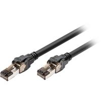 DIGITUS CAT 8.1 S-FTP patch cord Cu LSZH AWG 24/7 length 0.5 m color black (DK-1843-005)