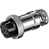 Mikrofonkupplung, 8Pin (silber, 1 Stück)