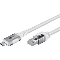Goobay 74180 - Netzwerkadapter Kabel USB 3.1 Typ C Gigabit Ethernet 10 m - Netzwerkkarte - 1.000Mbps (74180)