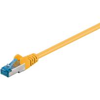 Wentronic Cat6a-050 - 0.5m - RJ-45 - RJ-45 - Männlich/männlich - Gelb - Cat6a (93658)