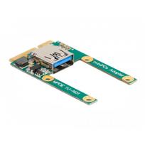 Delock Mini PCIe I/O 1 x USB 2.0 Typ-A Buchse full size / half size (80039)