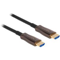 Aktives Optisches HDMI Kabel 8k 60Hz (schwarz, 10 Meter, mit Metallarmierung)