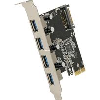 Delock PCI Express Card > 4 x USB3.0 - USB Speichercontroller - SuperSpeed USB3.0 - 500MBps - PCI Express 2,0 (89297)