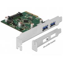 Delock PCI Express x4 Karte zu 2 x extern USB 3.1 Gen 2 Typ-A Buchse (90298)