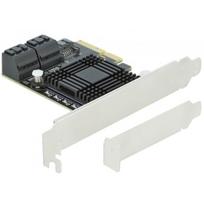 Delock 5 Port SATA PCI Express x4 Card - Low Profile Form Factor