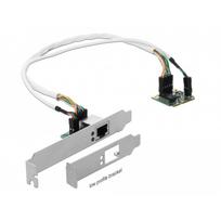 DeLOCK Mini PCIe I/O PCIe half size 1 x Gigabit LAN Low Profile - Netzwerkadapter - PCIe Half Mini Card - Gigabit Ethernet x 1 (95265)