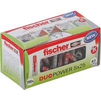Fischer DUOPOWER 5 x 25 LD Dübel Rund Kunststoff 100 Stück(e) (535452)