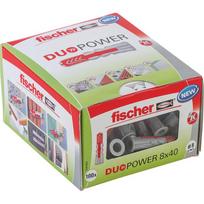 Dübel DUOPOWER 8x40 LD (hellgrau/rot, 100 Stück)