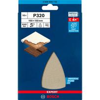 Bosch Accessories EXPERT M480 2608900732 Schleifnetz für Multischleifer ungelocht Körnung num 320 (L x B) 150 mm x 100 mm 10 St.