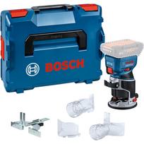 Akku-Kantenfräse GKF 18V-8 Professional solo, 18Volt, Oberfräse blau/schwarz, ohne Akku und Ladegerät, in L-BOXX