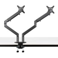 HA GAS LIFT ARM MEDIUM DUAL MONITOR TABLE MOUNT 2X 15-27IN