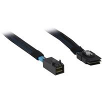 Inter-Tech - Internes SAS-Kabel - SAS 6Gbit/s - 4x Mini SAS HD (SFF-8643) (M) zu Mini SAS (SFF-8087) (M) - 75cm - Schwarz, Blau (88885005)