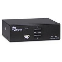 Inter-Tech AS-21HA HDMI Tastatur/Video/Maus (KVM)-Switch Schwarz (88887241)