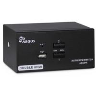 Inter-Tech AS-22HA HDMI Tastatur/Video/Maus (KVM)-Switch Schwarz (88887243)