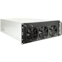 Inter-Tech 4F28 - Rack - Schwarz - Silber - ATX,EATX,Mini-ITX,uATX - Stahl - 4U - 15,5 cm (88887352)