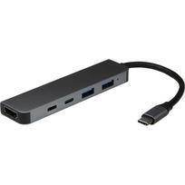 Inter-Tech Adapter Argus H-469-01 5in1 USB-C HDMI 4K PD100W - Adapter - Digital/Daten (88885664)