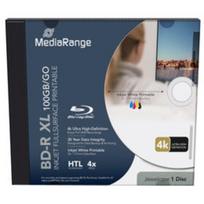 MEDIARANGE BD-R XL 100GB 4x bedruckbar Disc im Jewelcase - 4x - Bedruckbar