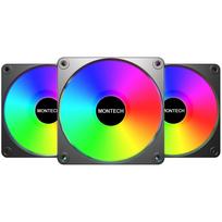 CASE FAN 120MM GF120R V2/ARGB PWM 3I1 (B) MONTECH