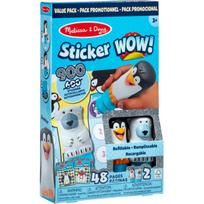 Melissa & Doug - Sticker WOW! Sticker-Stempelset 2er-Pack Winter, Basteln