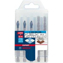 Bosch Accessories EXPERT HEX-9 HardCeramic 2608900596 Fliesenbohrer-Set 5teilig 6 mm Sechskantschaft 5 St.