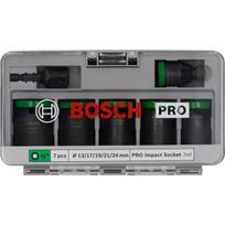 Bosch PRO Impact Steckschlüsseleinsatz-Set 1/2 7-teilig schwarz (2608003032)