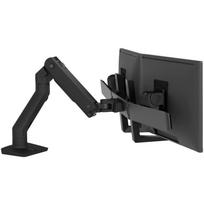 Ergotron HX - Befestigungskit (Griff, Gelenkarm, Spannbefestigung für Tisch, Tischplattenbohrung, 2 Drehgelenke, Befestigungsteile, Verlängerungsteil, Scharnierbogen) - für 2 Monitore - mattschwarz - Bildschirmgröße: bis zu 81,3 cm (bis zu 32 Zoll)
