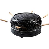 Viva Italia Pizzetteria APD600Z, Pizzaofen schwarz, 910 Watt, für 6 Mini-Pizzen Ø 10cm