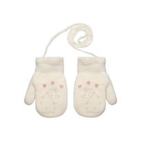 BeSNAZZY Megztos kumštinės pirštinės su pašiltinimu R-124DB-beige/13cm