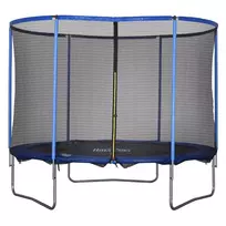 Batutas su apsauginiu tinklu, mėlynas iki 113,6 kg, Ø305 x 248 cm