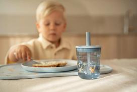 Little Dutch vaikiška gertuvė su šiaudeliu „Forest Friends“ 250 ml