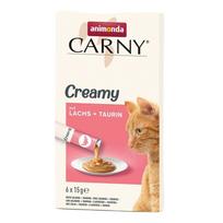 ANIMONDA Carny lašiša su taurinu - kačių skanėstai - 6 x 15 g